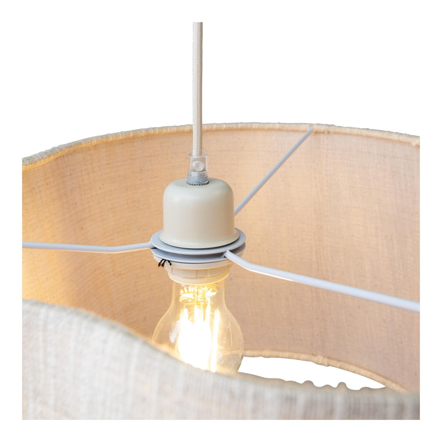 Lucide CHANTAL hanglamp E27, crème