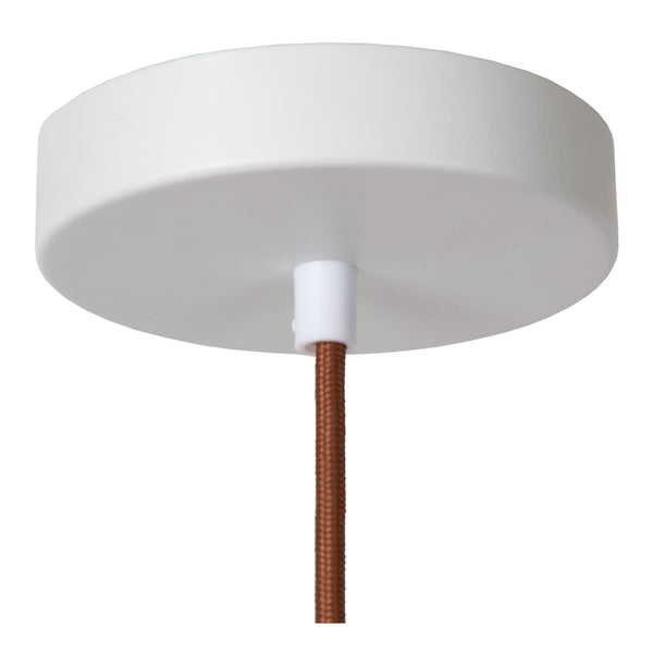 Lucide SCARLET hanglamp E27, crème