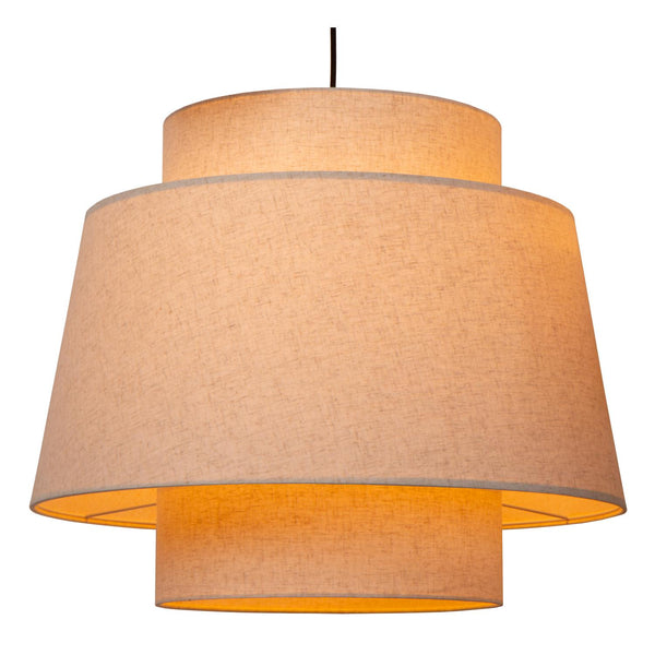 Lucide TRIBUTE hanglamp Ø 76 cm, 3 × E27, crème