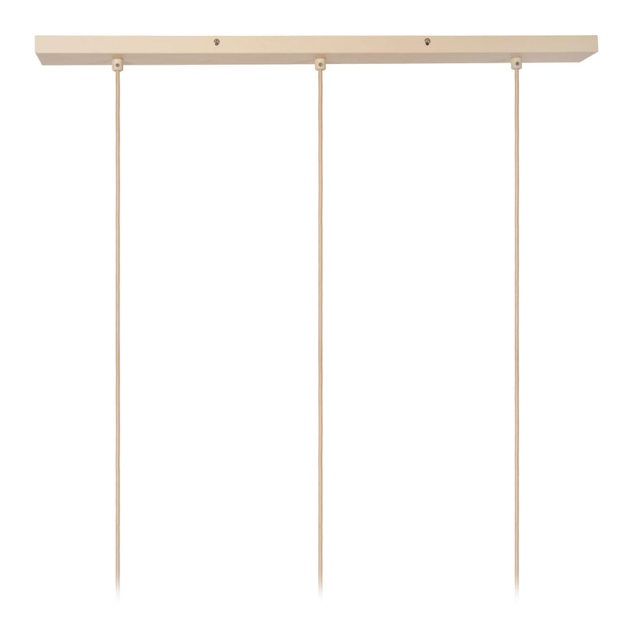 Lucide CORINA hanglamp 3 × E27, crème