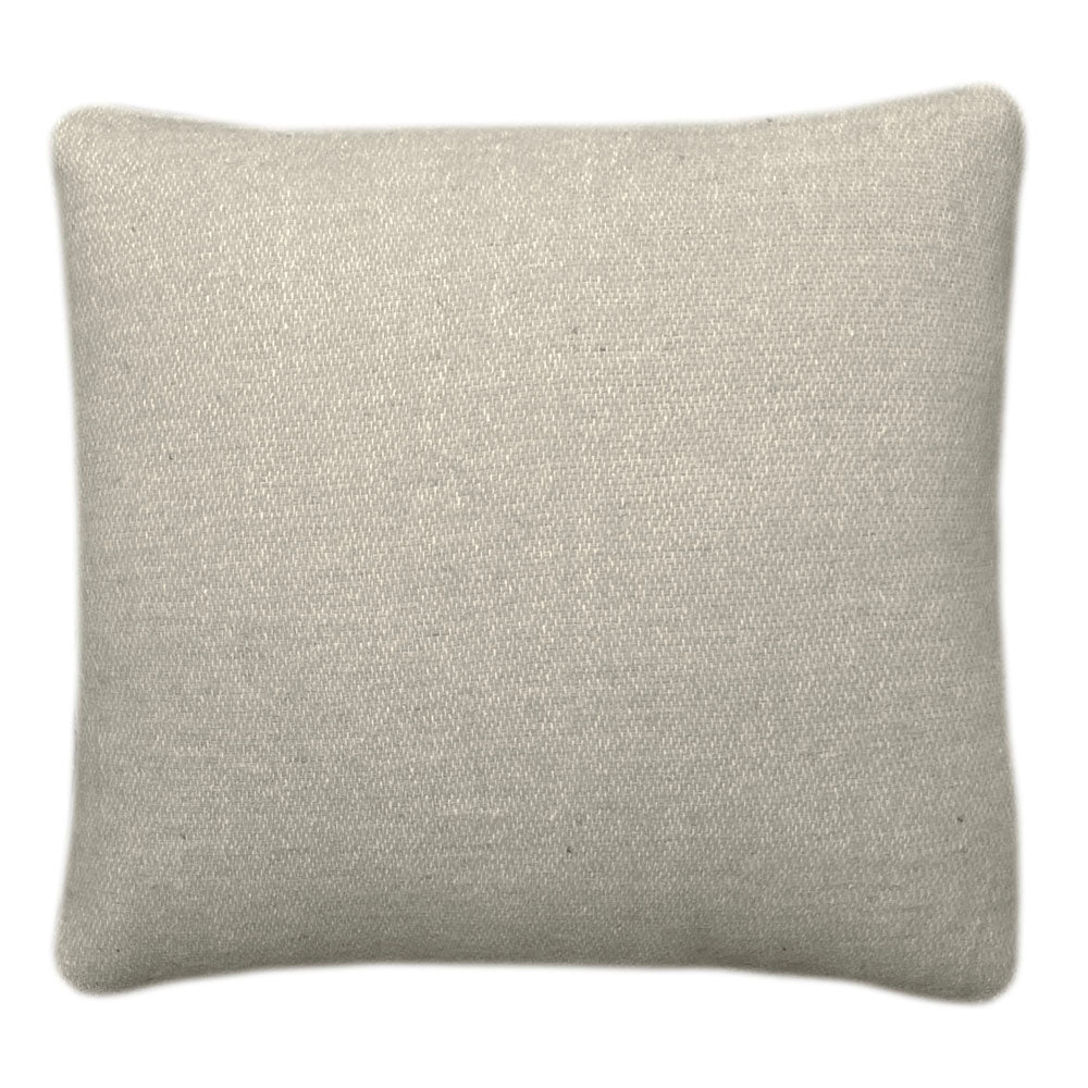 Malagoon sierkussen beige omkeerbaar - 50x50cm gerecyclede wol