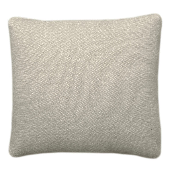 Malagoon sierkussen beige omkeerbaar - 50x50cm gerecyclede wol