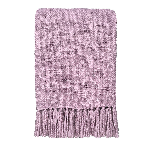 Malagoon plaid orchid - lila - 125x150cm 100% gerecycled