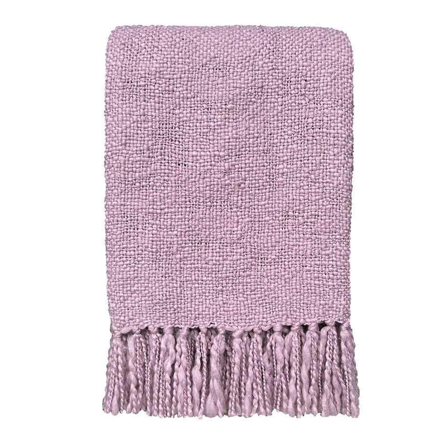 Malagoon plaid orchid - lila - 125x150cm 100% gerecycled