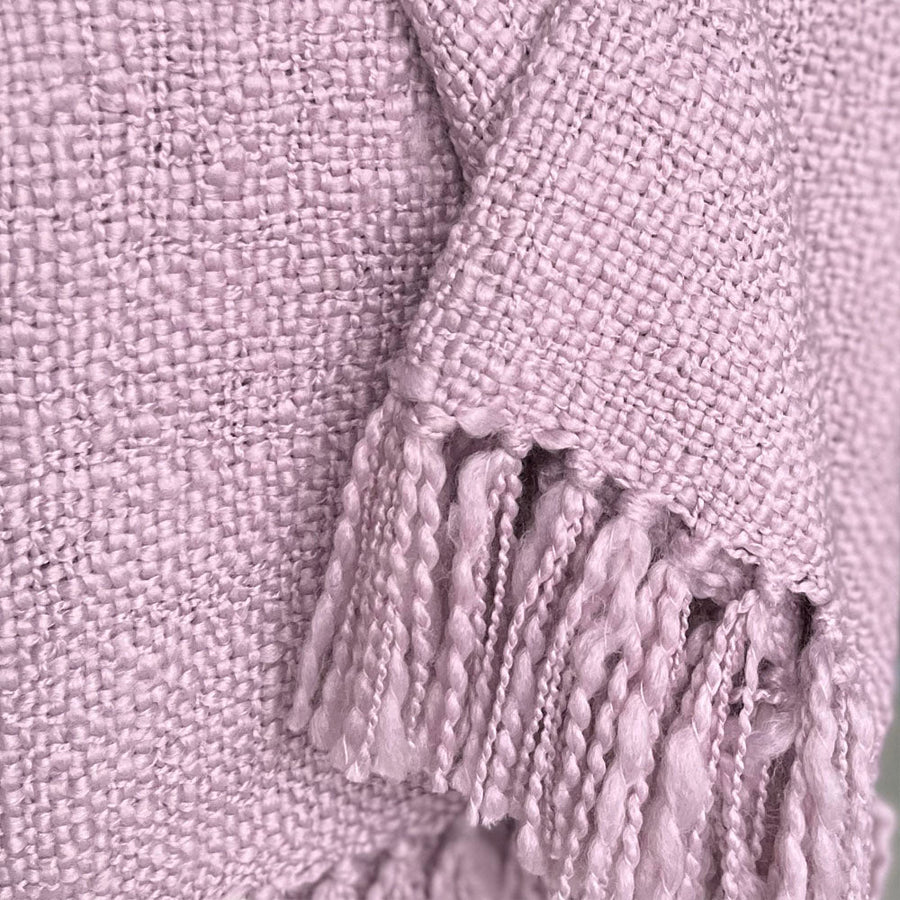 Malagoon plaid orchid - lila - 125x150cm 100% gerecycled