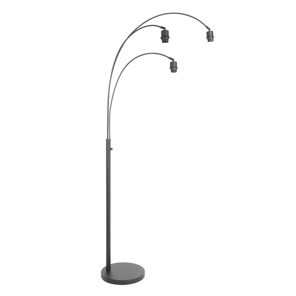 3 lichts vloerlamp sparkled light 3821zw zonder kappen