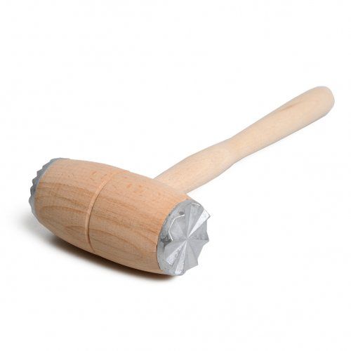 Vleeshamer met alum. beslag, 31 cm