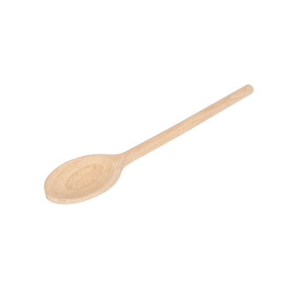 Pollepel beukenhout ovaal, 25 cm