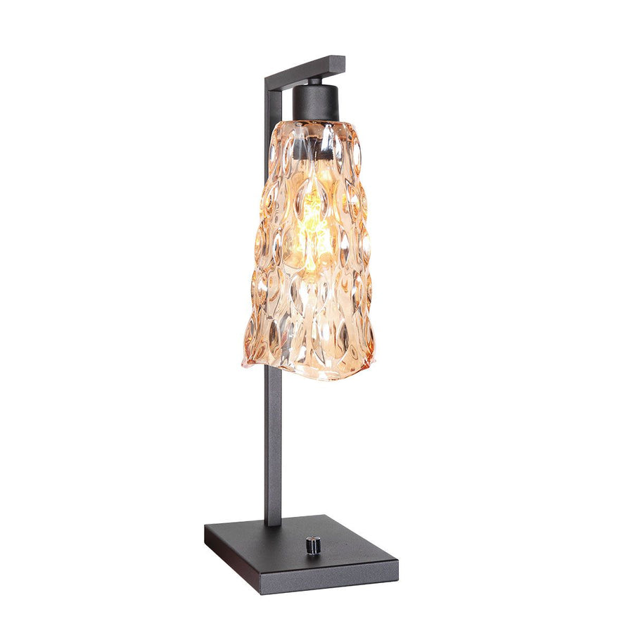 Tafellamp Vidrio 3837ZW amber geel glas