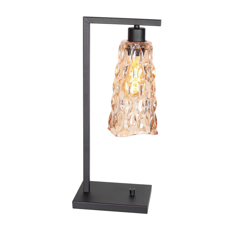 Tafellamp Vidrio 3837ZW amber geel glas