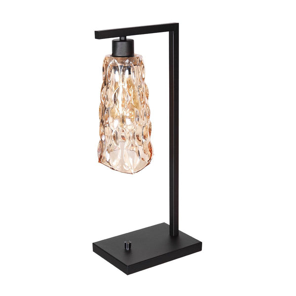 Tafellamp Vidrio 3837ZW amber geel glas