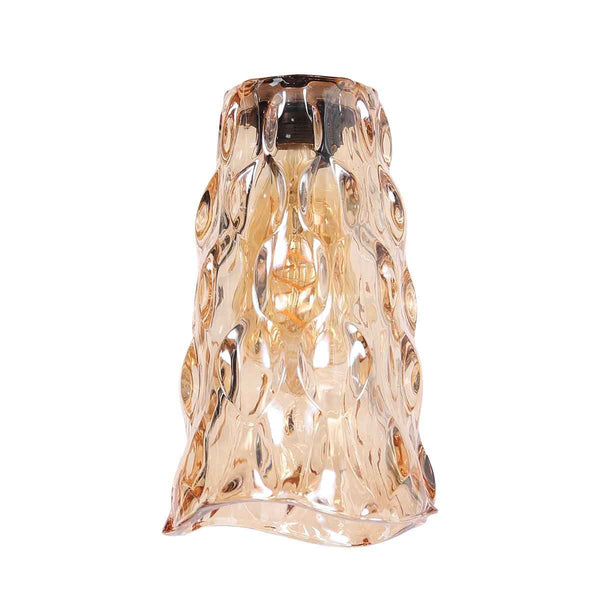 Tafellamp Vidrio 3837ZW amber geel glas