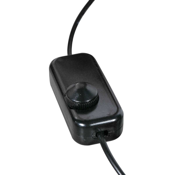 Tafellamp geripu 3841zw ø15cm geribbeld kunststof met led module