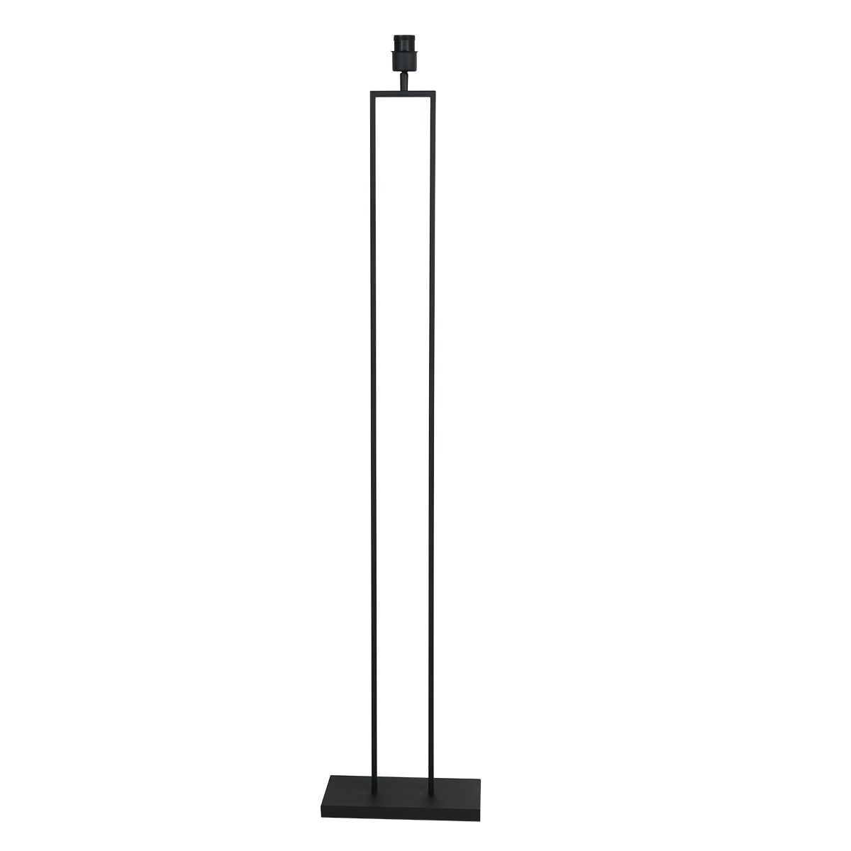 Zwarte staandelamp Stang 3842ZW met E27 fitting zonder kap
