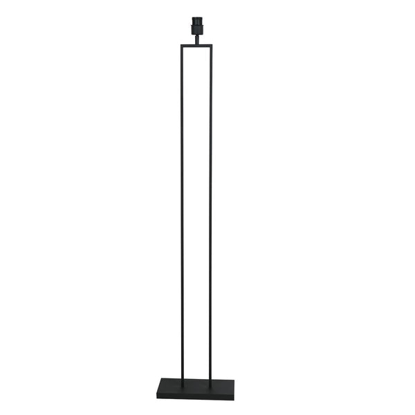 Zwarte staandelamp Stang 3842ZW met E27 fitting zonder kap