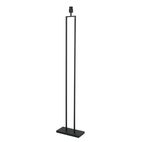 Zwarte staandelamp Stang 3842ZW met E27 fitting zonder kap