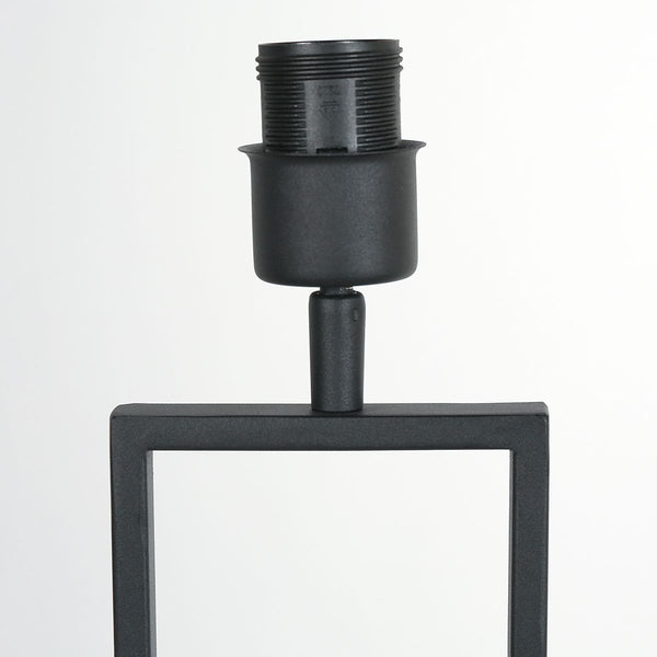 Zwarte tafellamp Stang 3843ZW met E27 fitting zonder kap