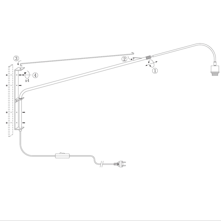 Zwarte wandlamp Elegant Classy 3958ZW met zwart linnen kap
