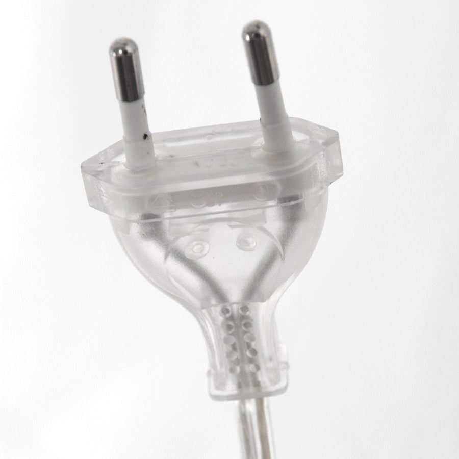Staalkleurige vloerlamp / booglamp Sparkled Light 3963ST inclusief zwarte kap met goudkleurige binnenkant.