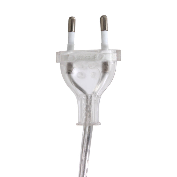 Staalkleurige vloerlamp Prestige Chic 3975ST met zwart linnen kap