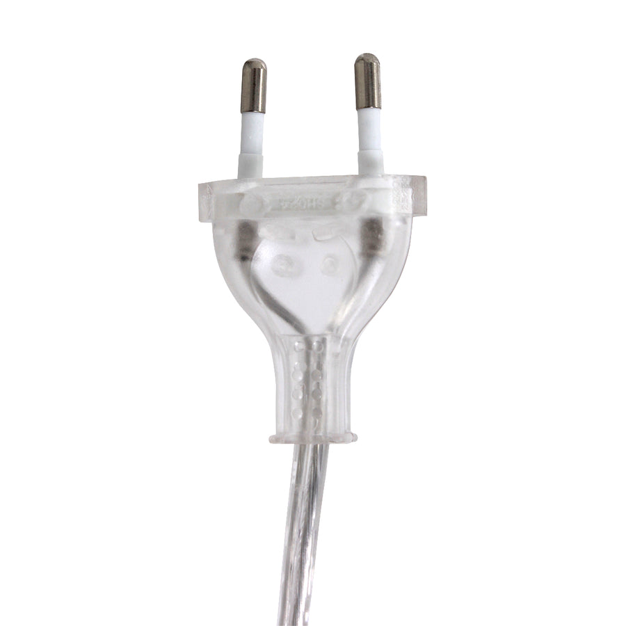 Staalkleurige vloerlamp Prestige Chic 3975ST met zwart linnen kap