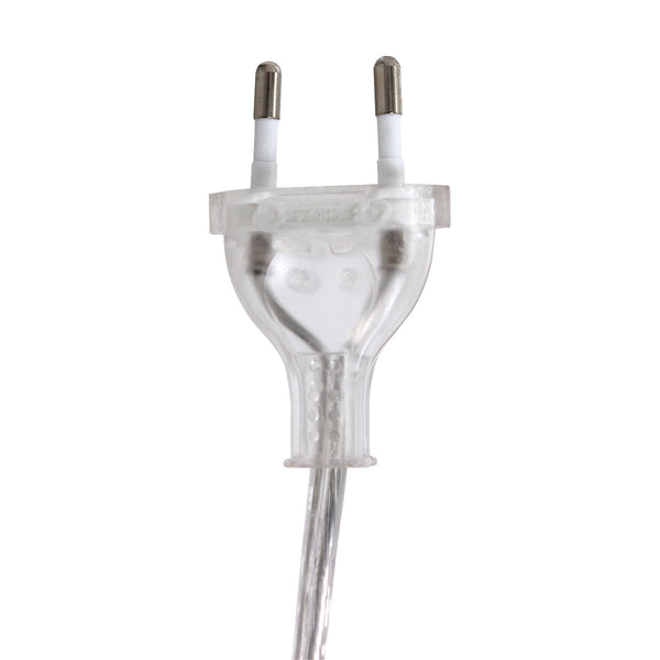 Staalkleurige vloerlamp Prestige Chic 3975ST met zwart linnen kap