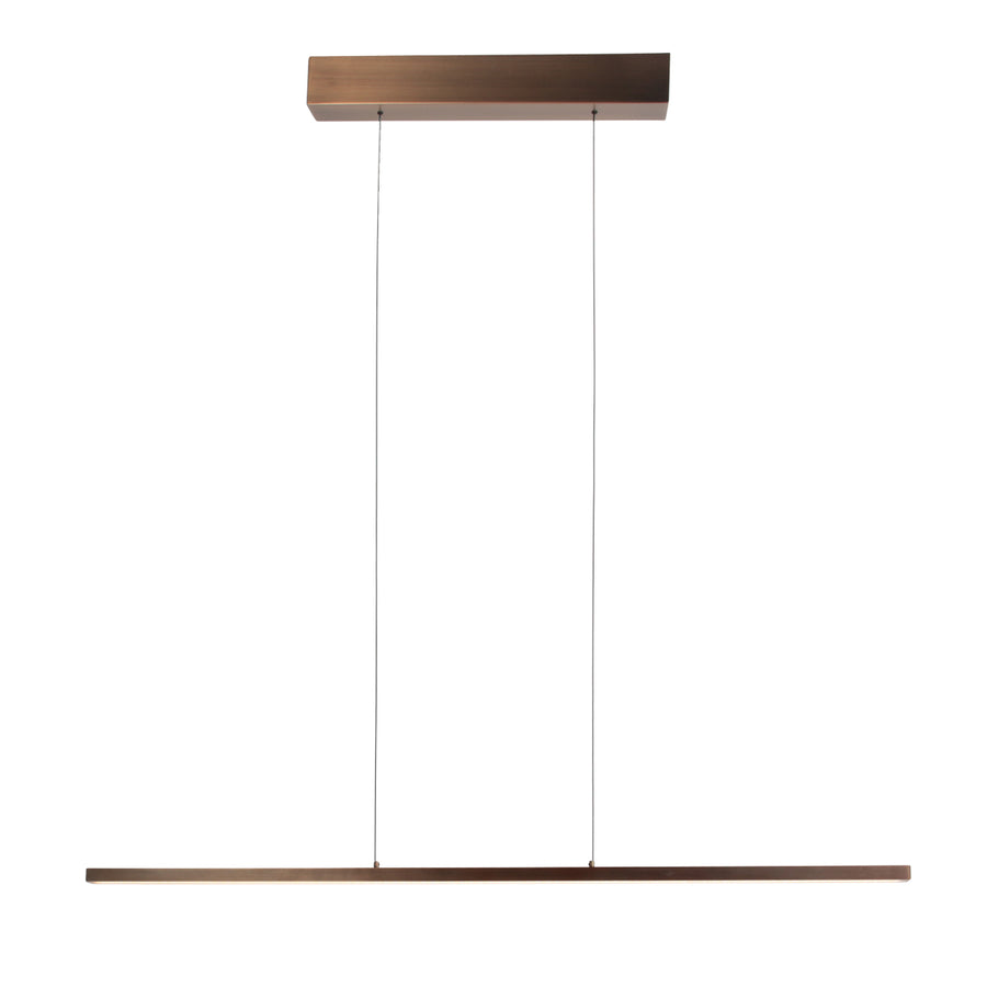 Bande 3994BR hanglamp bronzen design met touchdimmers en lift 114cm breed