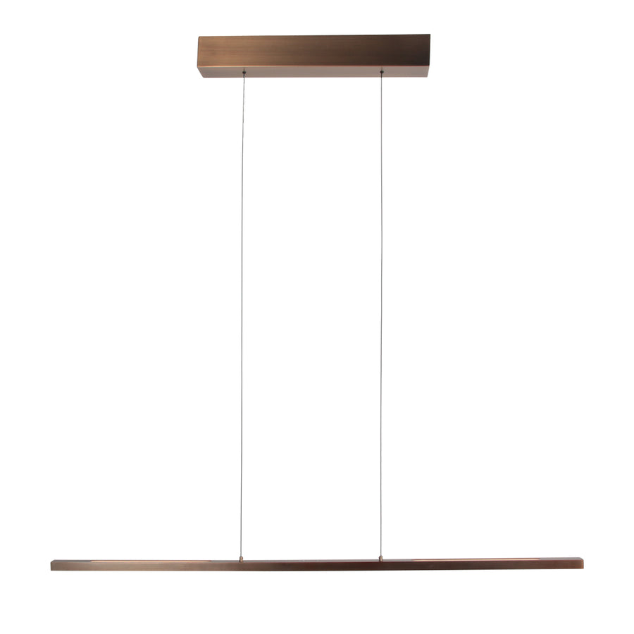 Bande 3994BR hanglamp bronzen design met touchdimmers en lift 114cm breed