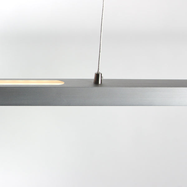 Hanglamp Bande 3994ST Staal 114cm breed met cable lift