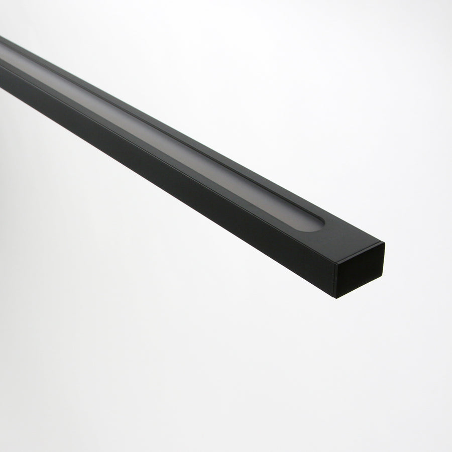 Hanglamp Bande 3994ZW zwart 114cm breed met cable lift