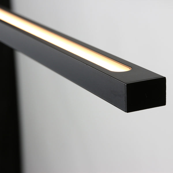 Hanglamp Bande 3994ZW zwart 114cm breed met cable lift