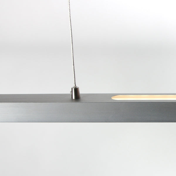 Hanglamp Bande 3995ST Staal 150cm breed met cable lift