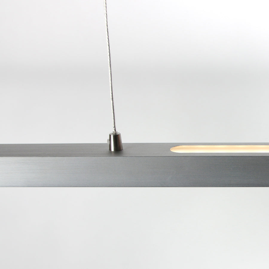 Hanglamp Bande 3995ST Staal 150cm breed met cable lift