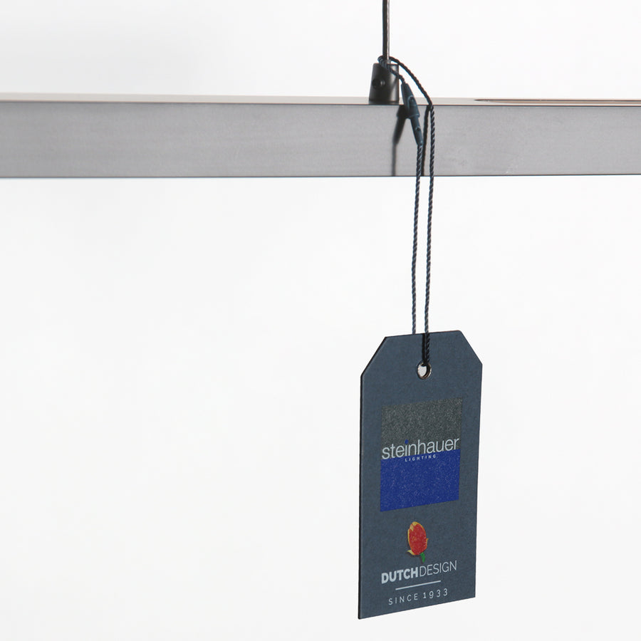 Hanglamp Bande 3995ST Staal 150cm breed met cable lift