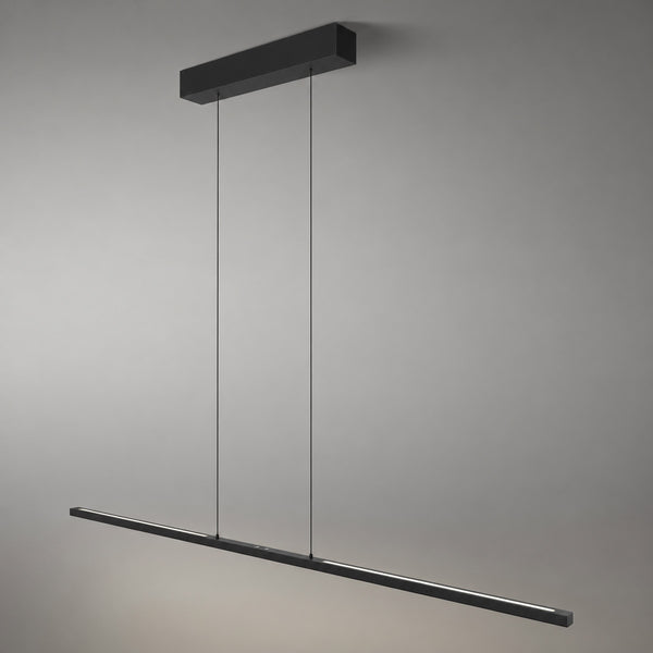 Hanglamp Bande 3995ZW Zwart 150cm breed met cable lift