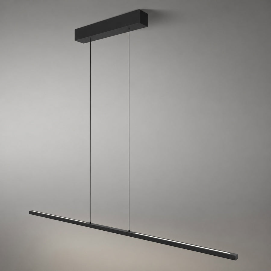 Hanglamp Bande 3995ZW Zwart 150cm breed met cable lift