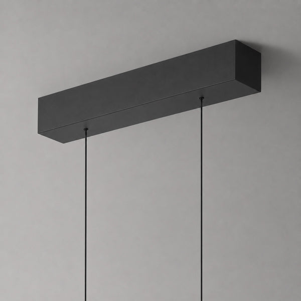 Hanglamp Bande 3995ZW Zwart 150cm breed met cable lift