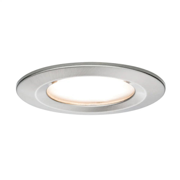 Premium ebl set coin slim rond stijf led 3x6,8w 2700 k 230 v 51 mm staal geb/alu