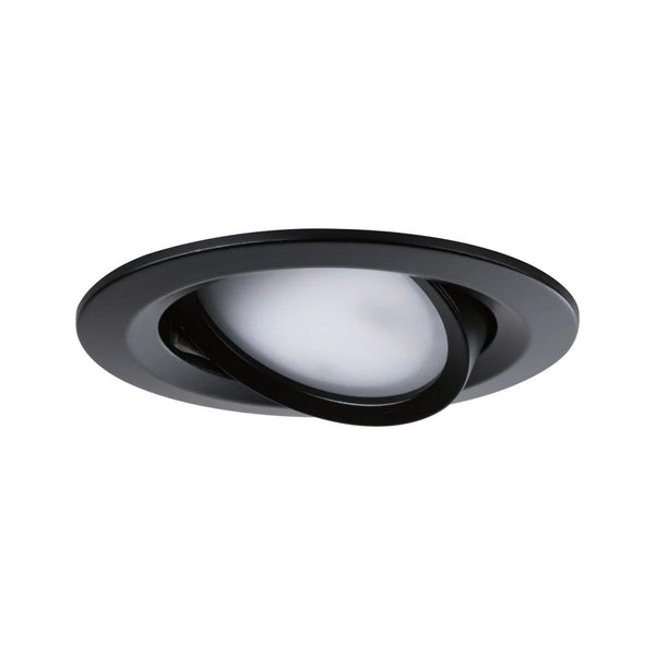 Inblp-set Nova Plus Coin dim rond zwb 3x6W 2700K 230V 51mm zwart mat/alu