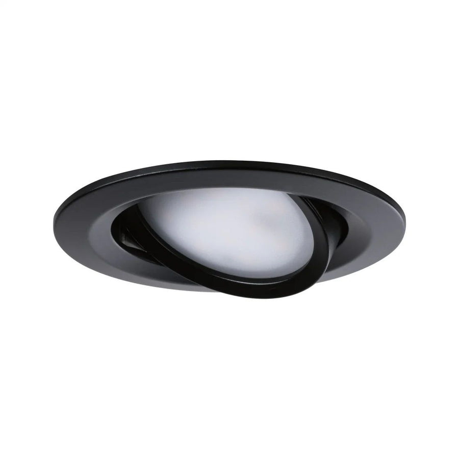 Inblp-set Nova Plus Coin dim rond zwb 3x6W 2700K 230V 51mm zwart mat/alu
