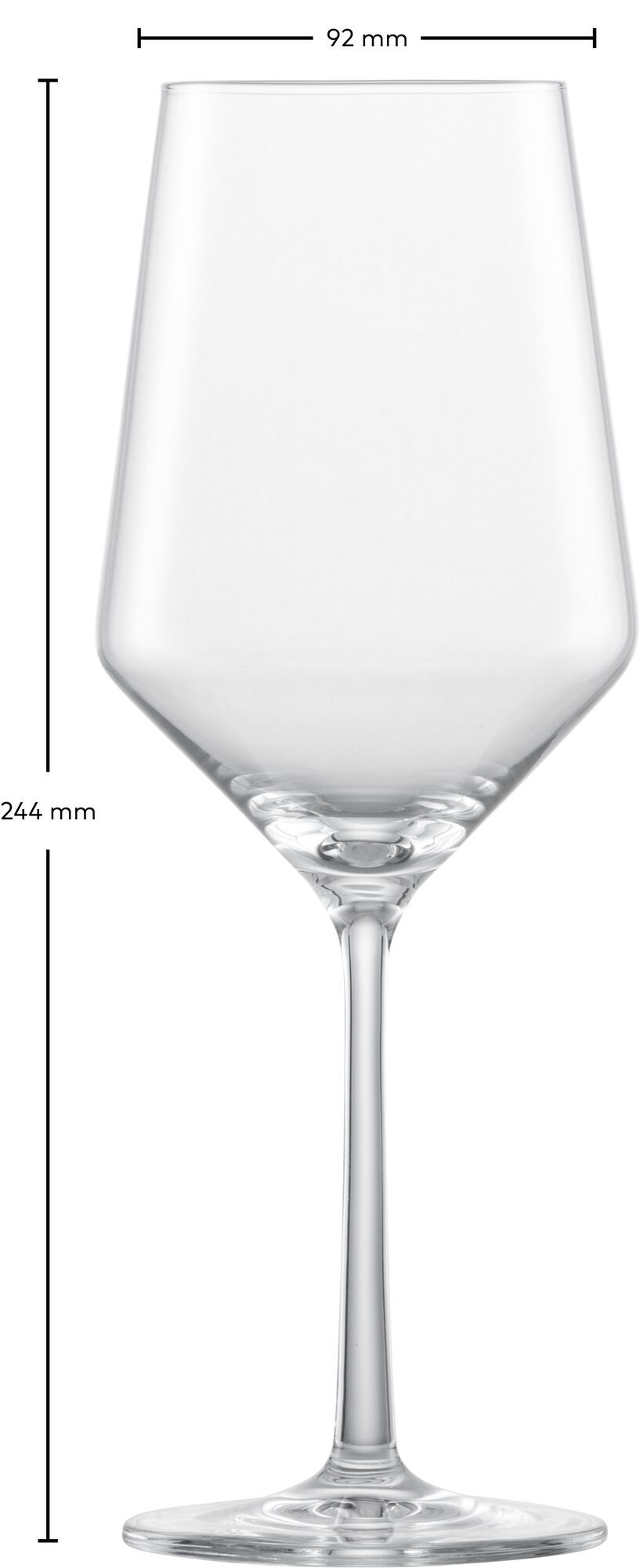 Zwiesel Glas Pure Cabernet wijnglas 1 - 0.55 Ltr - Geschenkverpakking 2 glazen