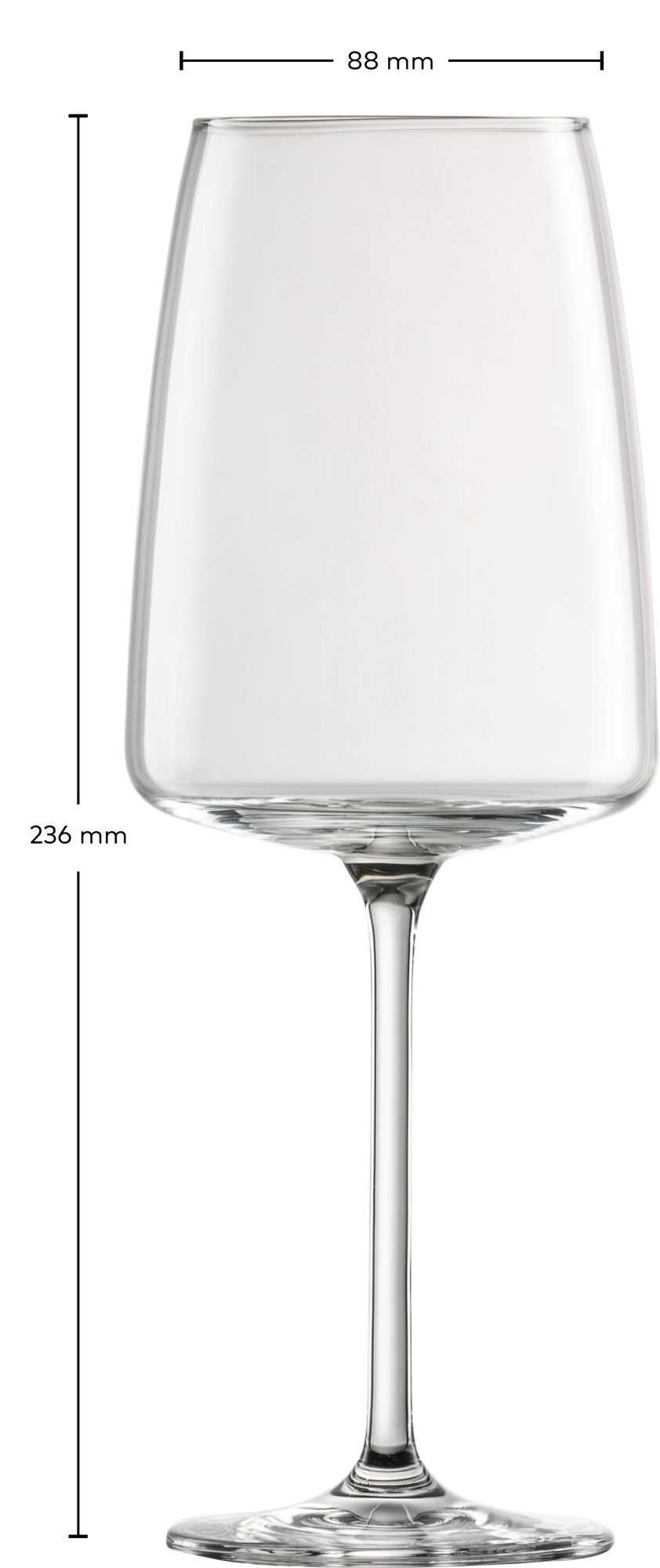 Zwiesel Glas Vivid Senses Wijnglas Fruity & delicate 1 - 0.535 Ltr - Geschenkverpakking 2 glazen