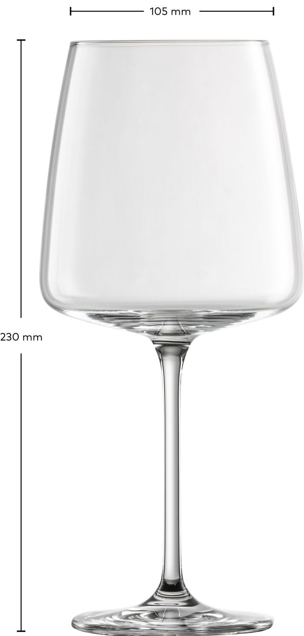 Zwiesel Glas Vivid Senses Wijnglas Velvety & sumptuous 140 - 0.71 Ltr - Geschenkverpakking 2 glazen