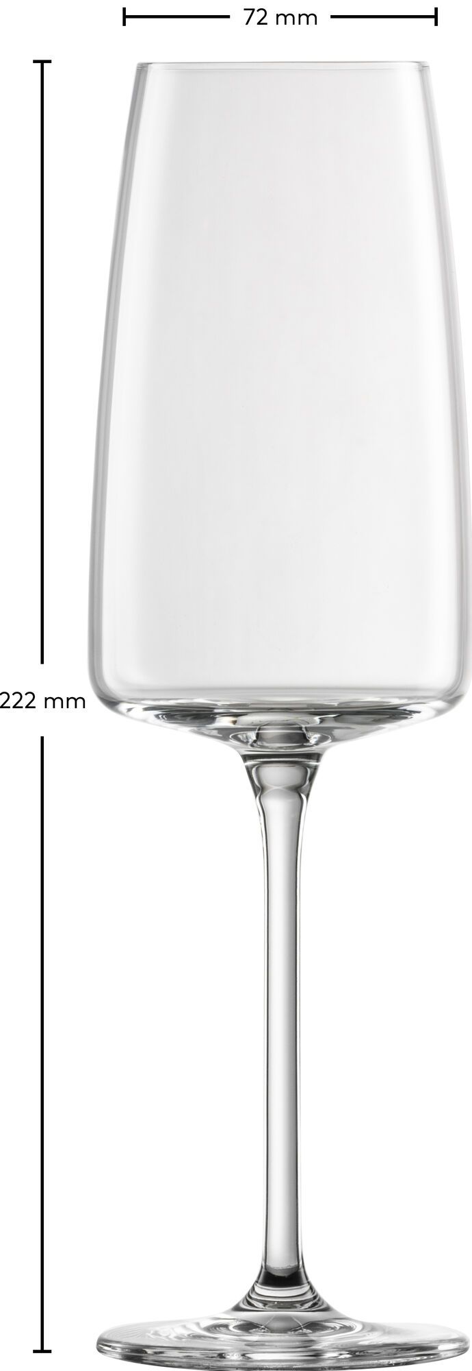 Zwiesel Glas Vivid Senses Champagneglas Light & fresh 77 - 0.388 Ltr - Geschenkverpakking 2 glazen