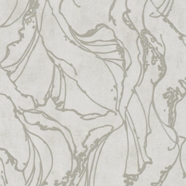 Behang met metallic marmer aderen