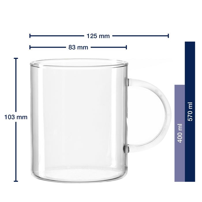 Theeglas 570ml Novo