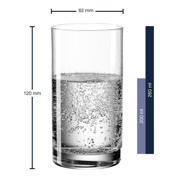 Glas M 260ml Easy+