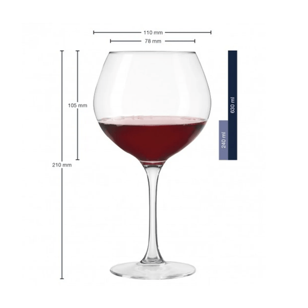 Burgunderglas 630ml Ciao+