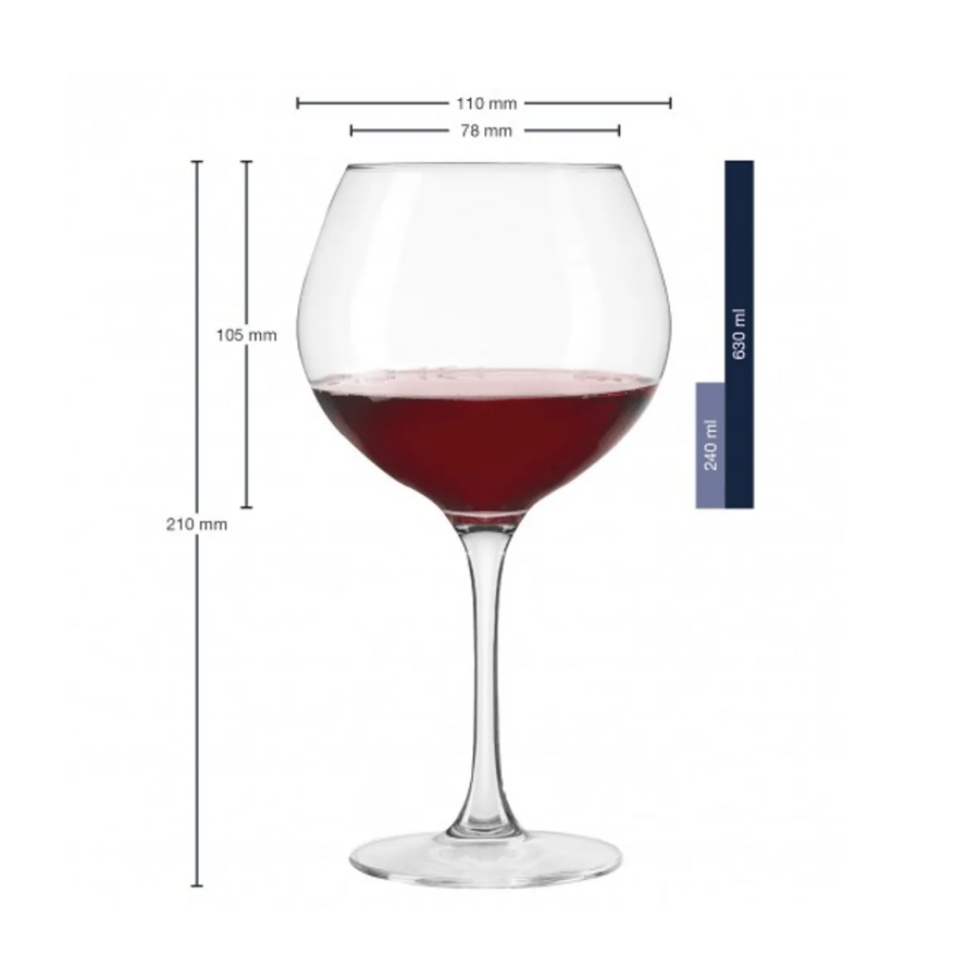 Burgunderglas 630ml Ciao+