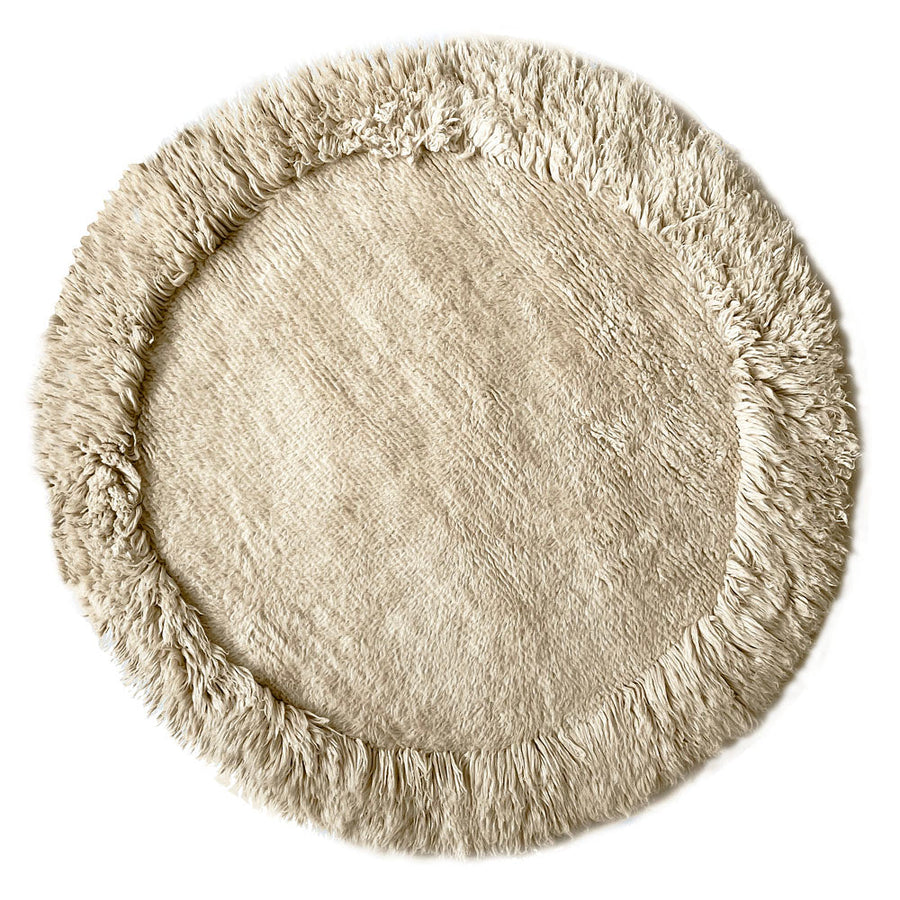 Malagoon vloerkleed eboya - gebroken wit - ø 160cm 100% wol